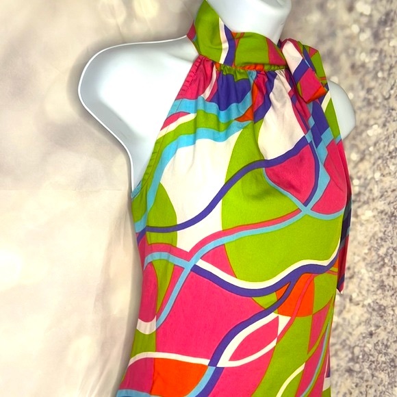 Buckhead Betty Small Neon Sleeveless Dress - Picture 4 of 13
